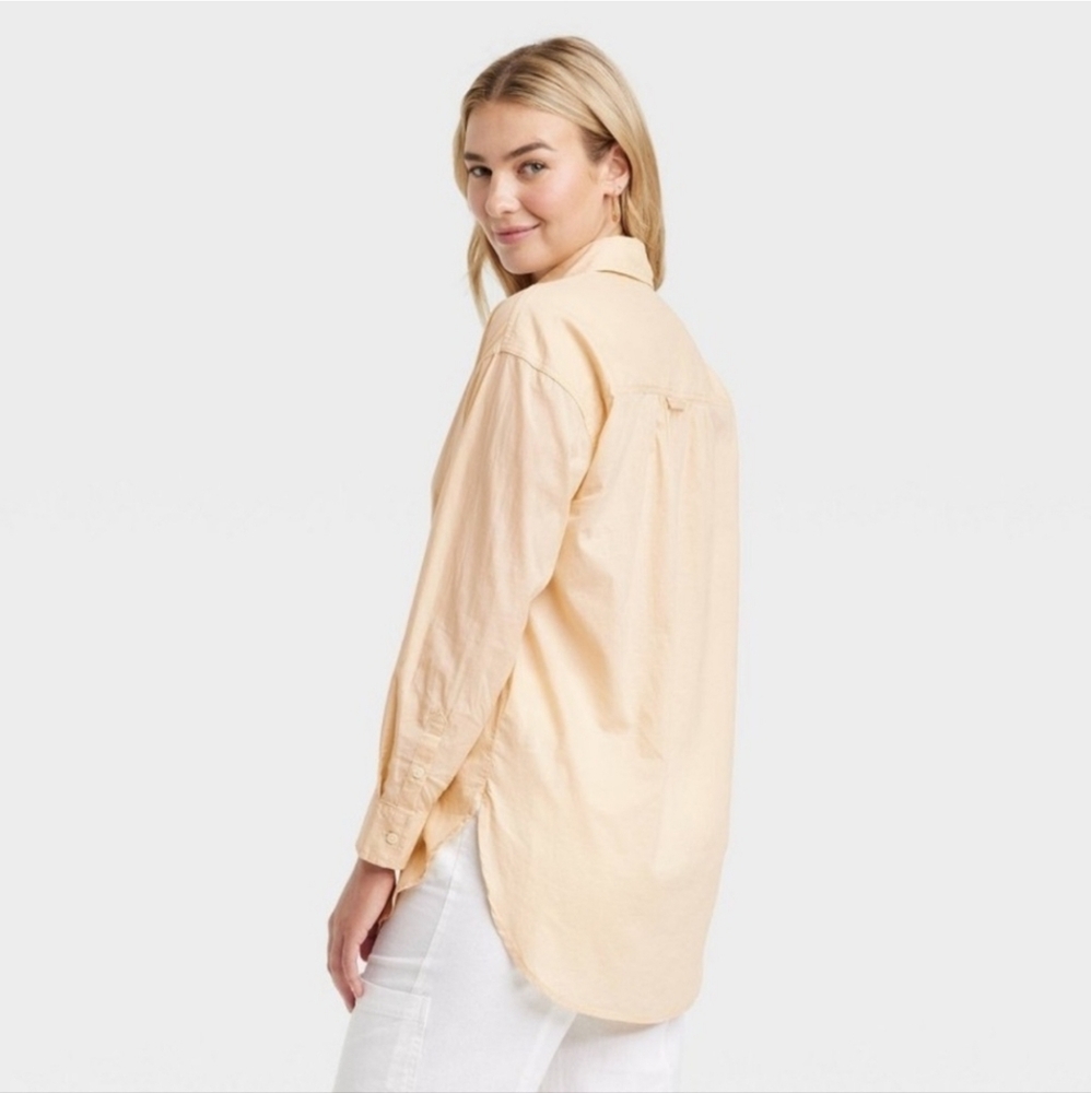 Universal Thread Women's Tunic Collared Button-Down Shirt Size Large NWT! - Picture 3 of 10